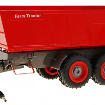 Traktor S Bagerom I Prikolicom Za Djecu 3+ Daljinski Upravljano + Pokretni Dijelovi Zelena I Crvena 5