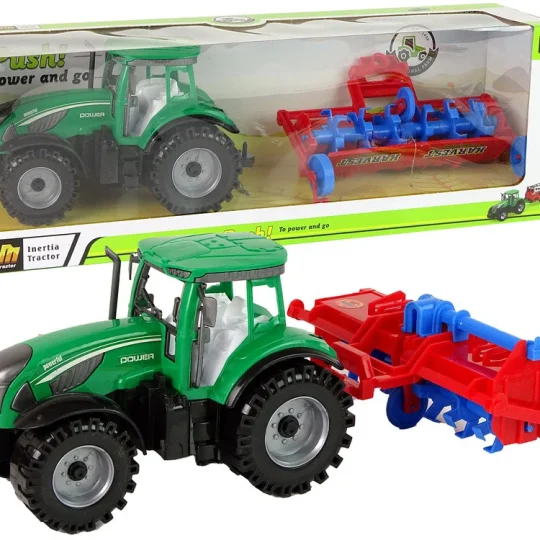 Traktor S Pogonom Trenja Pluga, Crveni 1