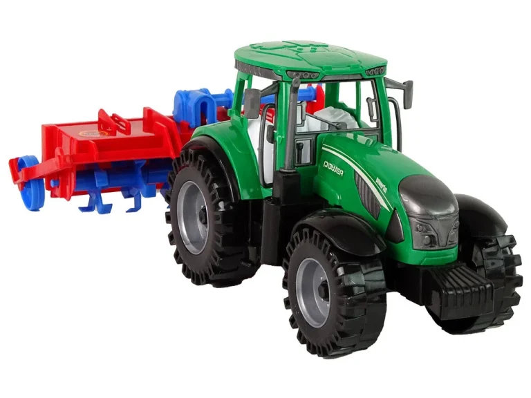 Traktor S Pogonom Trenja Pluga, Crveni 6