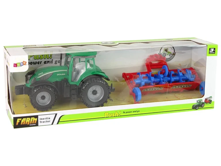 Traktor S Pogonom Trenja Pluga, Crveni 7