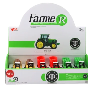 Traktor S Prikolicom, Bagerom, Buldožerom, Poljoprivrednim Strojem U 3 Boje 3