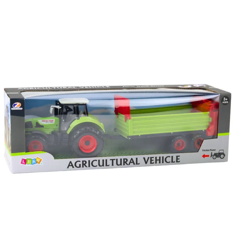 Traktor S Prikolicom, Frikcioni Pogon, Otvarajuća Hauba, Vrata, Zelena 5