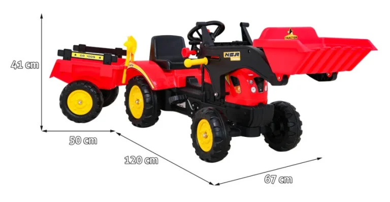 Traktor S Prikolicom I Kašikom + Pribor 2