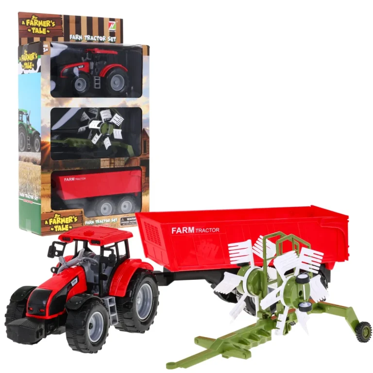 Traktor S Prikolicom I Okretačem Sijena 3+ 1