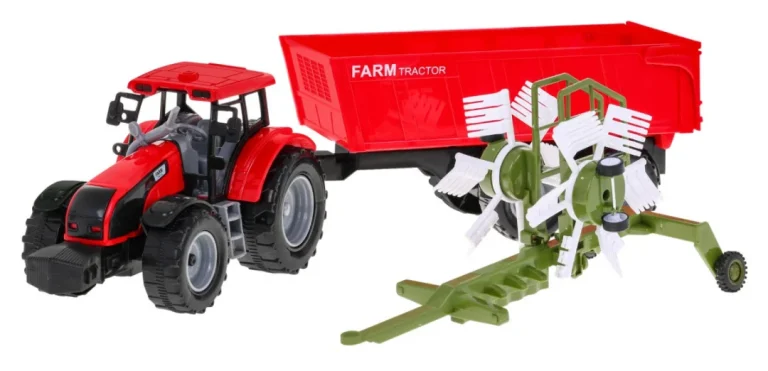 Traktor S Prikolicom I Okretačem Sijena 3+ 3