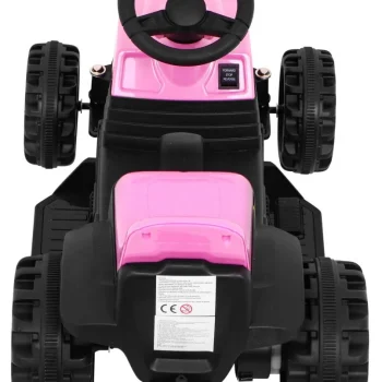 Traktor S Prikolicom Ružičasti 6v Auto Na Akumulator 5