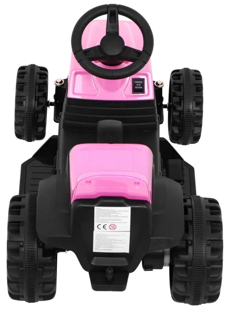 Traktor S Prikolicom Ružičasti 6v Auto Na Akumulator 5