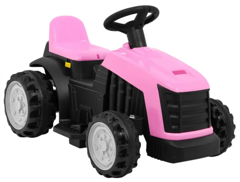 Traktor S Prikolicom Ružičasti 6v Auto Na Akumulator 7