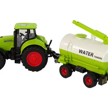 Traktor S Prikolicom S Velikim Kotačima Zelena Farma 3