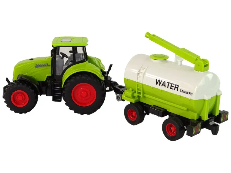 Traktor S Prikolicom S Velikim Kotačima Zelena Farma 3