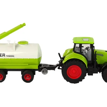 Traktor S Prikolicom S Velikim Kotačima Zelena Farma 5