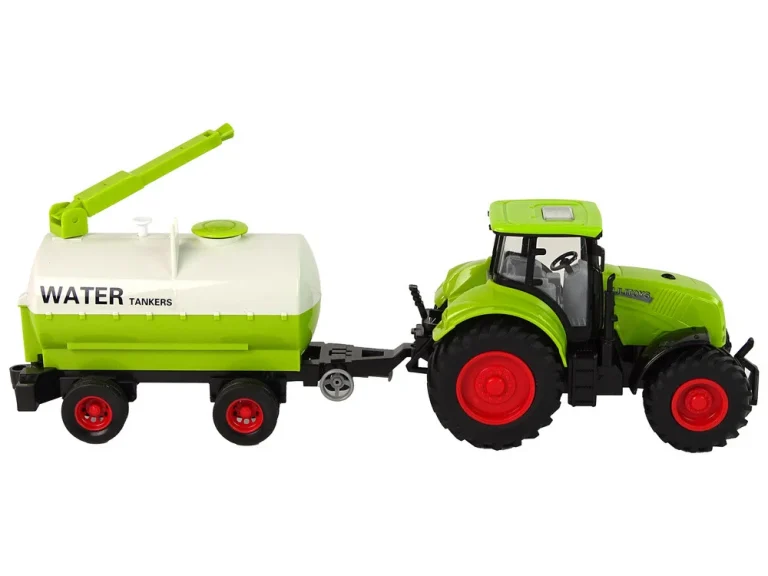 Traktor S Prikolicom S Velikim Kotačima Zelena Farma 5