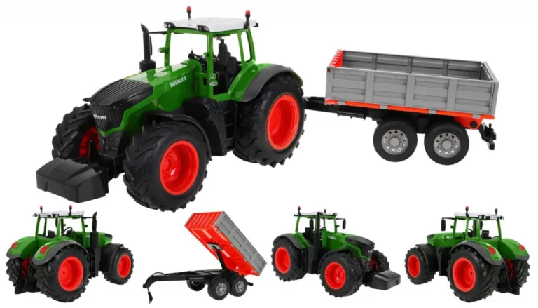 Traktor S Prikolicom Za Djecu 6+ Model Na Daljinsko Upravljanje 1:16 Pokretni Dijelovi + Zvukovi 2