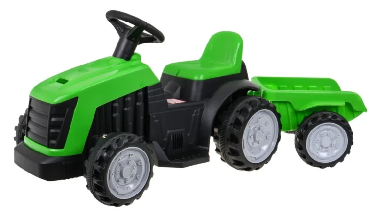 Traktor S Prikolicom Zeleni 6v Auto Na Akumulator 1