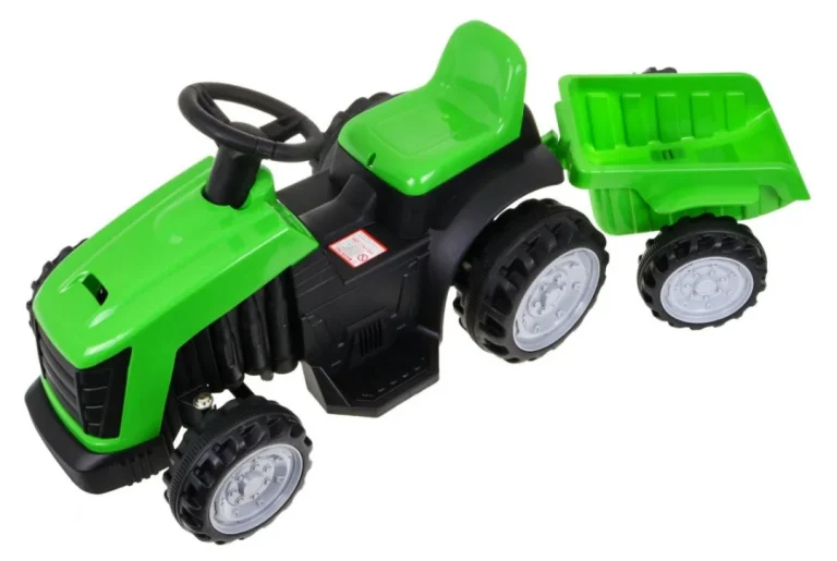 Traktor S Prikolicom Zeleni 6v Auto Na Akumulator 2
