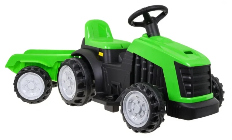 Traktor S Prikolicom Zeleni 6v Auto Na Akumulator 5