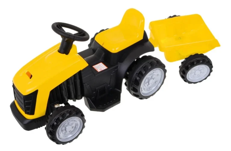 Traktor S Prikolicom žuti 6v Auto Na Akumulator 2