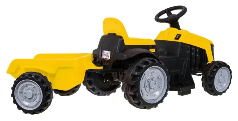 Traktor S Prikolicom žuti 6v Auto Na Akumulator 4