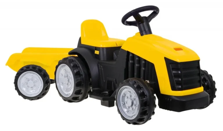 Traktor S Prikolicom žuti 6v Auto Na Akumulator 5