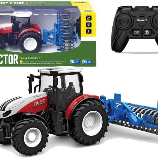 Traktor S Valjkom Na Daljinsko Upravljanje, 1:24, 2,4 Ghz 1