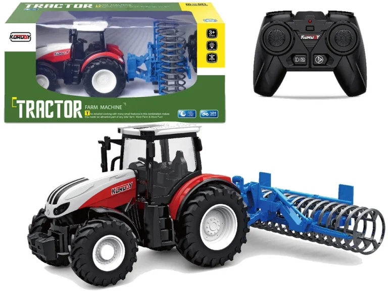 Traktor S Valjkom Na Daljinsko Upravljanje, 1:24, 2,4 Ghz 1