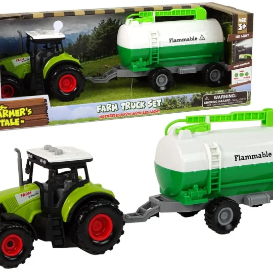 Traktor Za Djecu S Prikolicom I Cisternom Za Auto 1