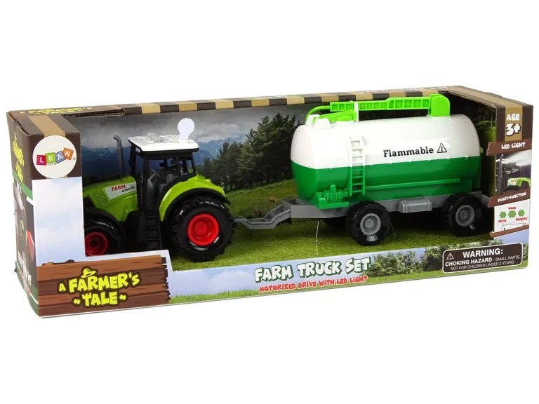 Traktor Za Djecu S Prikolicom I Cisternom Za Auto 6