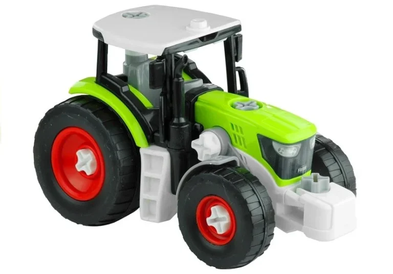 Traktor Za Sastavljanje S Otvorenom Prikolicom 43 Cm 3