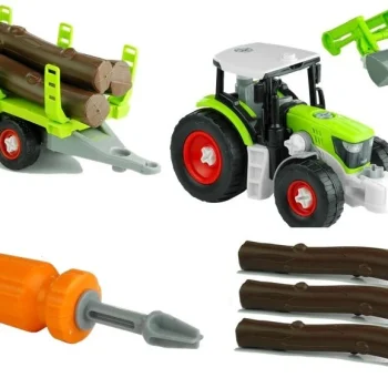 Traktor Za Sastavljanje S Prikolicom Za Drva 43 Cm 7