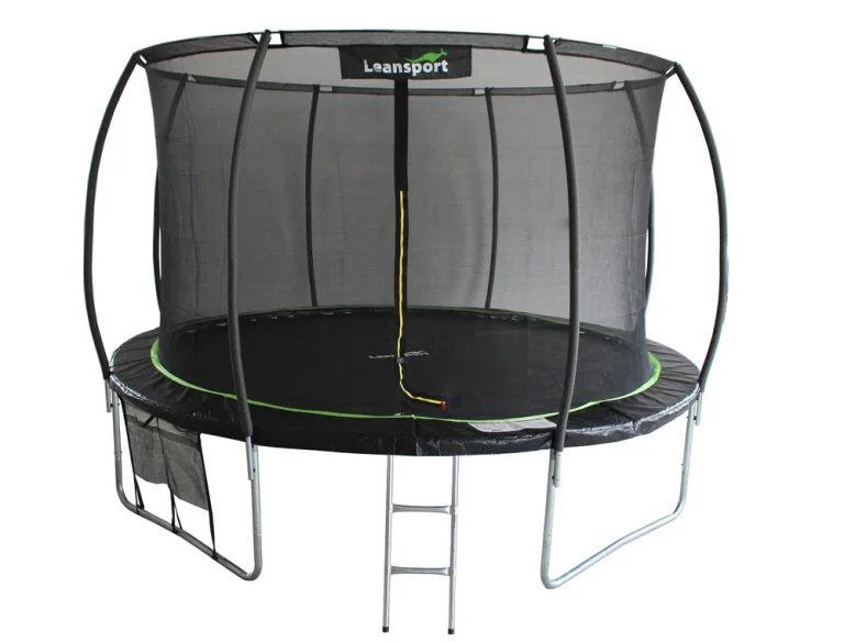 Trampolin Lean Sport Max 14 Stopa, Crno Zeleni 1