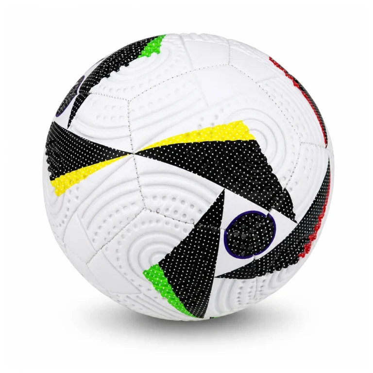 Trening Nogometna Lopta Bijela S Uzorcima, 22 Cm, Veličina 5 5