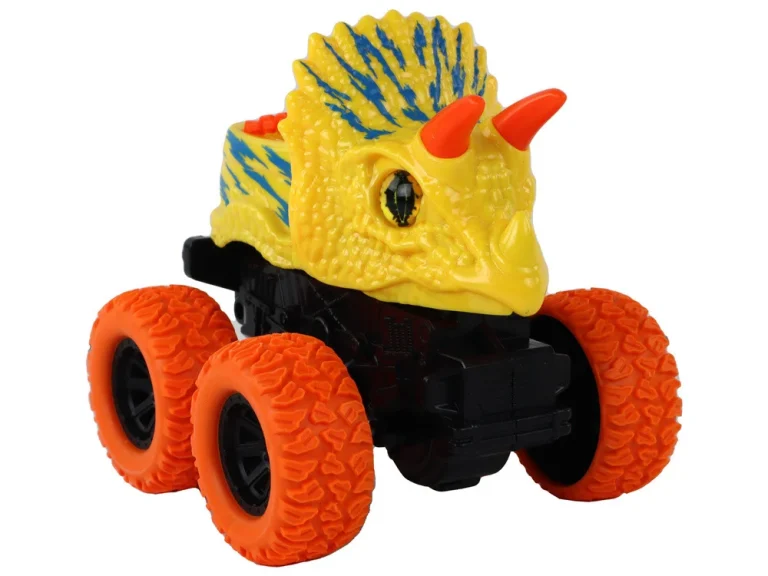 Triceratops Vozilo S Pogonom Na Trenje, žuto 4