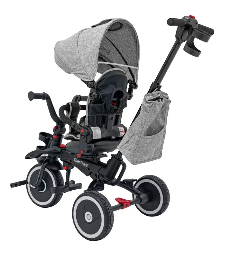 Tricikl Rider Sportrike Sivi 4