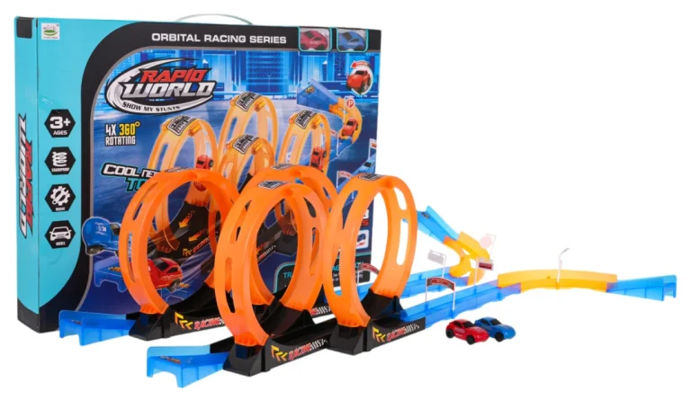 Trkaća Staza Burning Loop + Automobili 38 Dijelova 1