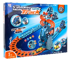 Trkaća Staza S Tunelom + Dvostrani Auto 80 Dijelova 7