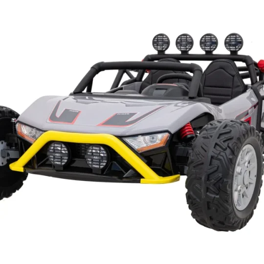 Trkaći Auto Buggy Na 5 Baterija Za Djecu + 3. Siva + 2x200w Motora + Daljinski Upravljač + Spori 1