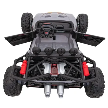 Trkaći Auto Buggy Na 5 Baterija Za Djecu + 3. Siva + 2x200w Motora + Daljinski Upravljač + Spori 11