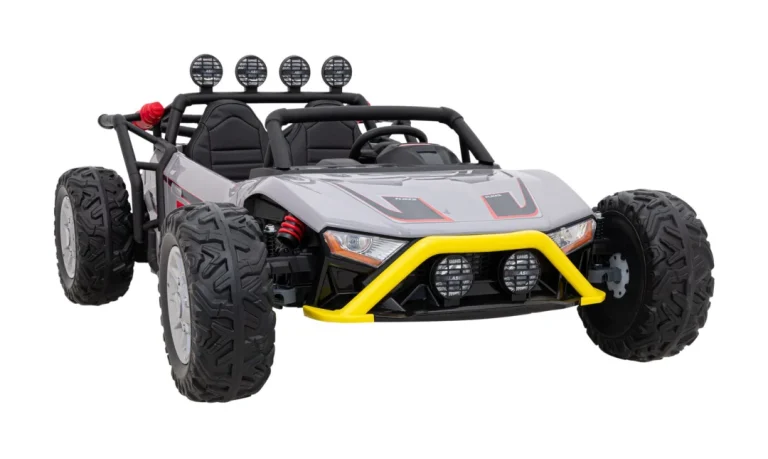 Trkaći Auto Buggy Na 5 Baterija Za Djecu + 3. Siva + 2x200w Motora + Daljinski Upravljač + Spori 14
