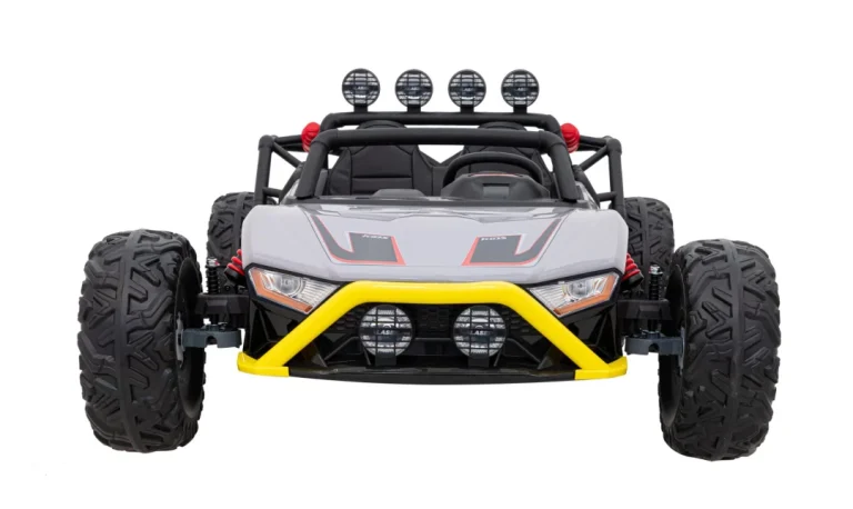 Trkaći Auto Buggy Na 5 Baterija Za Djecu + 3. Siva + 2x200w Motora + Daljinski Upravljač + Spori 4
