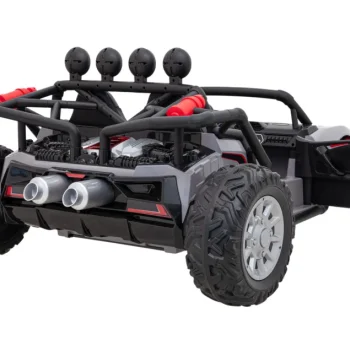 Trkaći Auto Buggy Na 5 Baterija Za Djecu + 3. Siva + 2x200w Motora + Daljinski Upravljač + Spori 8