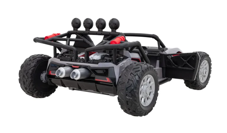 Trkaći Auto Buggy Na 5 Baterija Za Djecu + 3. Siva + 2x200w Motora + Daljinski Upravljač + Spori 8