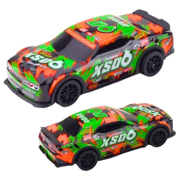 Trkaći Automobil Xs06, Svjetla I Zvuk, Narančasto Plavo, 19,5 Cm 2