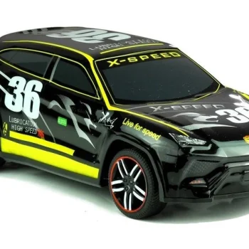 Trkaći Automobil Na Daljinsko Upravljanje, Crni, 1:14, 34 Cm 3