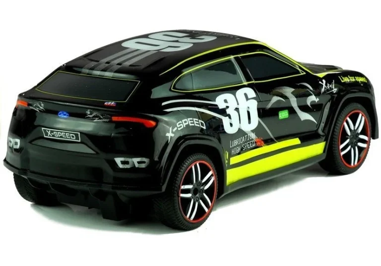 Trkaći Automobil Na Daljinsko Upravljanje, Crni, 1:14, 34 Cm 4