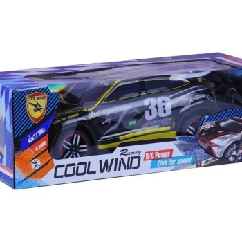 Trkaći Automobil Na Daljinsko Upravljanje, Crni, 1:14, 34 Cm 5