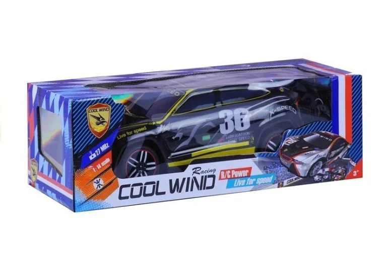Trkaći Automobil Na Daljinsko Upravljanje, Crni, 1:14, 34 Cm 5