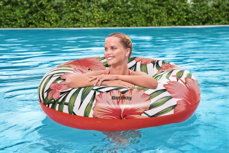 Tropski Napuhani Plovak Za Plivanje Za Djecu 12+ Bijeli Bestway 119 Cm, Bijela 2