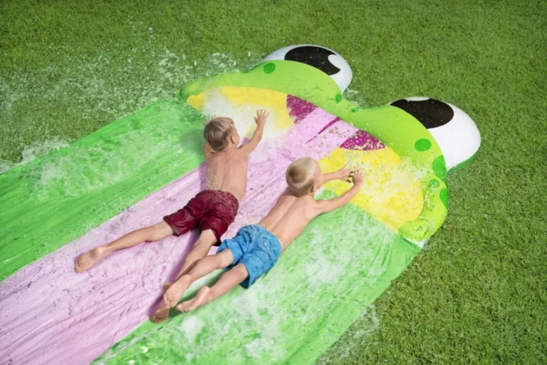 Trostruki Vodeni Tobogan Žaba Za Djecu 3+ Staza 488 Cm Bestway + Zakrpa Za Popravak 7