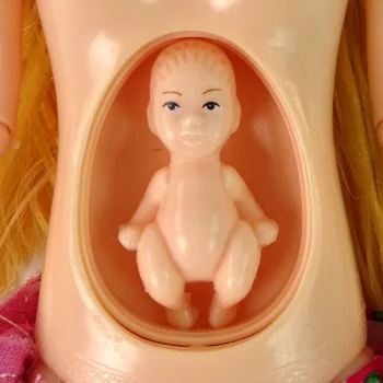 Trudna Lutka Ružičasta Cvjetna 30 Cm 3