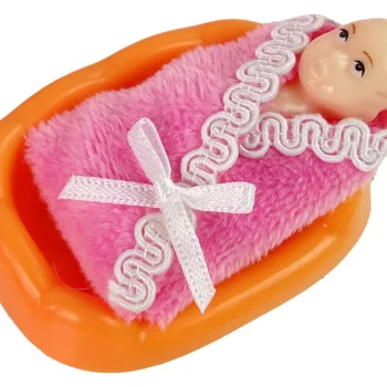 Trudna Lutka S Otvorenim Trbuhom Siva Haljina 5
